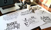 Image of Bob Dylan´s HAND LETTERING EXPERIENCE - GET ALL CARDS FOR FREE! - DONATE 150R$ (aprox: 75U$)