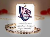 Image of New Jersey Nets NBA Necklace