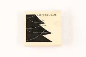 Image of XMAS TREE TO/FROM STAMP