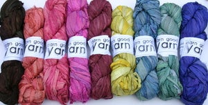 Image of 50 g Recycled Silk Yarns: Perfect for Hooking and Jewelry design