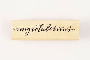 Image of CONGRATULATIONS STAMP