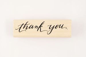 Image of THANK YOU CALLIGRAPHY STAMP