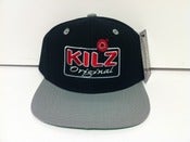 Image of KILZ original SnapBack Hat. (GREY/BLACK) 