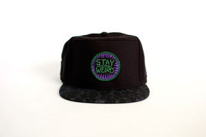 Image of STAY WEIRD Snap Back - Black