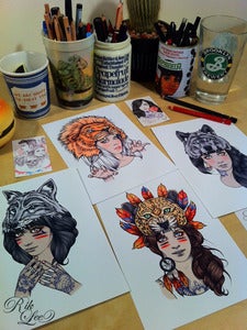 Image of Hood Girls Card Set