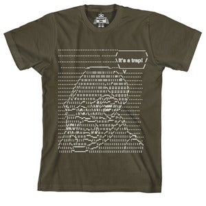 Image of the admiral (ackbar ascii art tee)