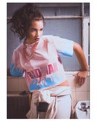 Image of BADMAN Velour croptop.