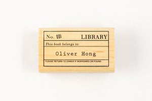 Image of CUSTOM LIBRARY STAMP