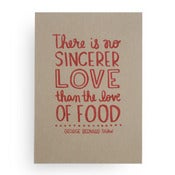 Image of Love of food, print