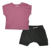 Image of Berry T-Shirt & Licorice Shorts