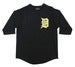 Image of "CRACK CITY" BLACK/GOLD BASEBALL RAGLAN
