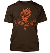 Image of Torch T - Brown with Orange Print
