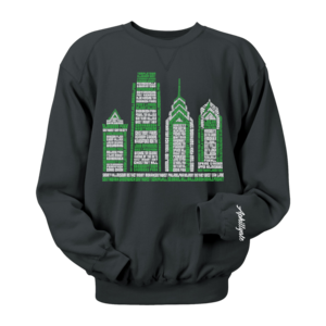 Image of Philly Skyscraper Crewneck (Black)