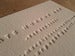 Image of Letterpress Business Cards made to order - set of 100. Printed by hand.