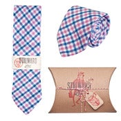Image of Pink Blue Check