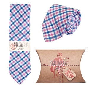 Image of Pink Blue Check