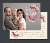 Image of Option 1-Two Sided Custom Designed Christmas Card