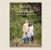 Image of Option 2: One Sided Custom Designed Christmas Card