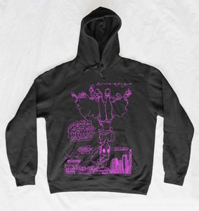 Image of Sitting Upside Down Sweatshirt (Pink Print)