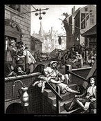 Image of William Hogarth, Gin Lane and Beer Street, 8x10 prints