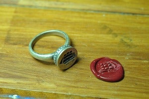 Image of Ship Insignia Wax Seal Ring
