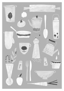 Image of Kitchen print A3