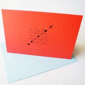 Image of Noughts and hearts card