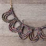 Image of Metallic Scalloped Necklace