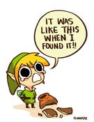 Image of LOZ: It was like this when I found it! (8.5"x11")
