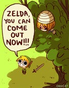 Image of LOZ: You can come out now!! (8.5"x11")