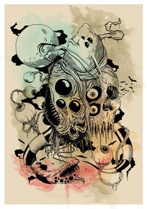 Image of "bad moon rising" giclee print