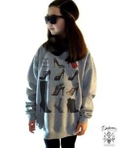Image of Sweatshirt femme oversized High Heels by Dadawan