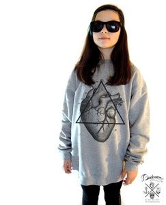 Image of Sweatshirt femme oversized Love will tear us apart