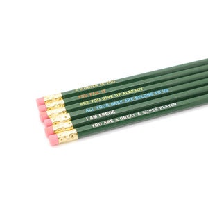 Video Game Engrish Pencil Set