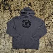 Image of BLACK LOGO - GREY HOODY