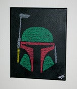 Image of Toile BOBA "GRAFFITI" FETT