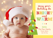 Image of Brightly Trimmed Holiday Card