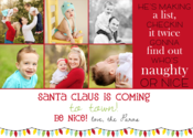 Image of Naughty or Nice Holiday Card