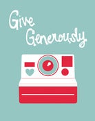 Image of Give Generously Poster 