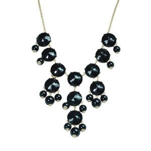 Image of Crew Bubble Statement Necklace:: Black