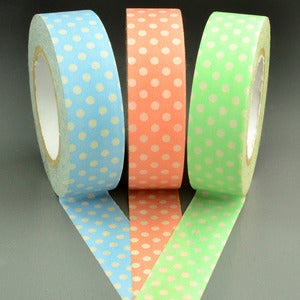 Image of Pastel Large Polka Dot Washi Tape