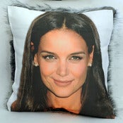 Image of "SOLD OUT" Katie Holmes Art Pillow