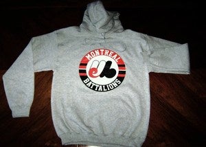 Image of "Montreal Battalions" Grey Hoodie