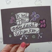 Image of kaart 'Ik wil jou aandacht schenken'