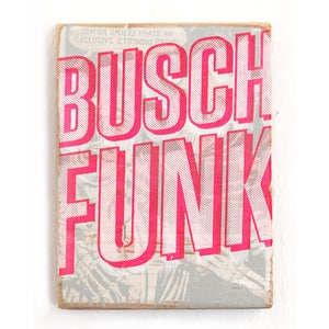 Limited Woodprint / The Collection #3 (pink typo)