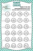 Image of Number Candies (4x6) ~ Peachy