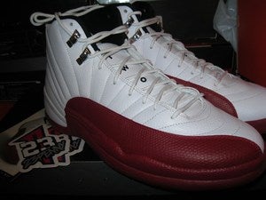 Image of Air Jordan XII (12) Retro "White/Red" *SOLD OUT*