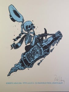 Image of SCHNOCKERED! two color print