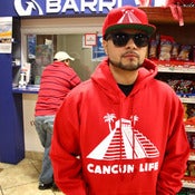 Image of Pyramid Pullover (in Red) Holiday Collection