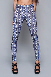 Image of NW Leggings Aqua Glitch